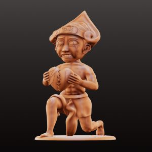 Nang Kocong: The Wounded Hero STL File | Digital Download. Every Hero Has His Own Weakness.