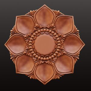 Padma of Lord Shiva - Balinese Hindu God STL File | Digital Download