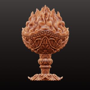 Dupa / Asep Weapon of Lord Maheswara - Balinese Hindu God STL File | Digital Download