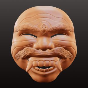 Sidakarya Balinese Mask, STL Digital file for 3D printing